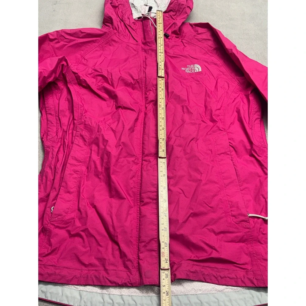 The North Face HyVent 2.5L Pink Rain Jacket Womens Small Hooded Windbreaker